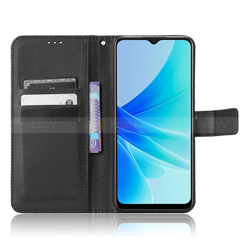 Custodia Portafoglio In Pelle Cover con Supporto BY1 per Oppo A77 4G