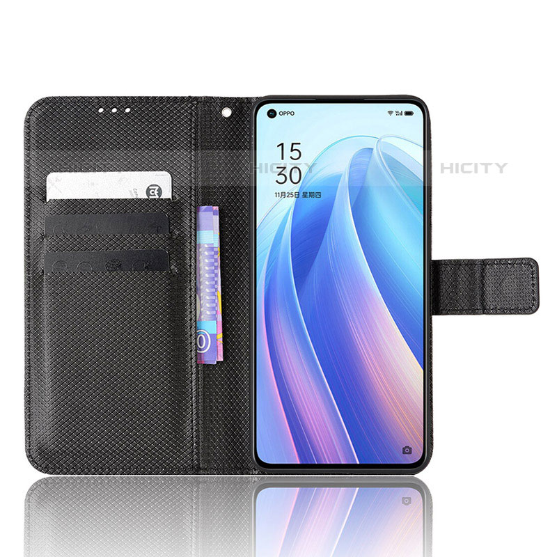 Custodia Portafoglio In Pelle Cover con Supporto BY1 per Oppo Reno7 Pro 5G