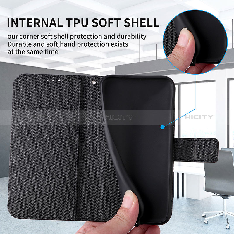 Custodia Portafoglio In Pelle Cover con Supporto BY1 per Samsung Galaxy A01 Core