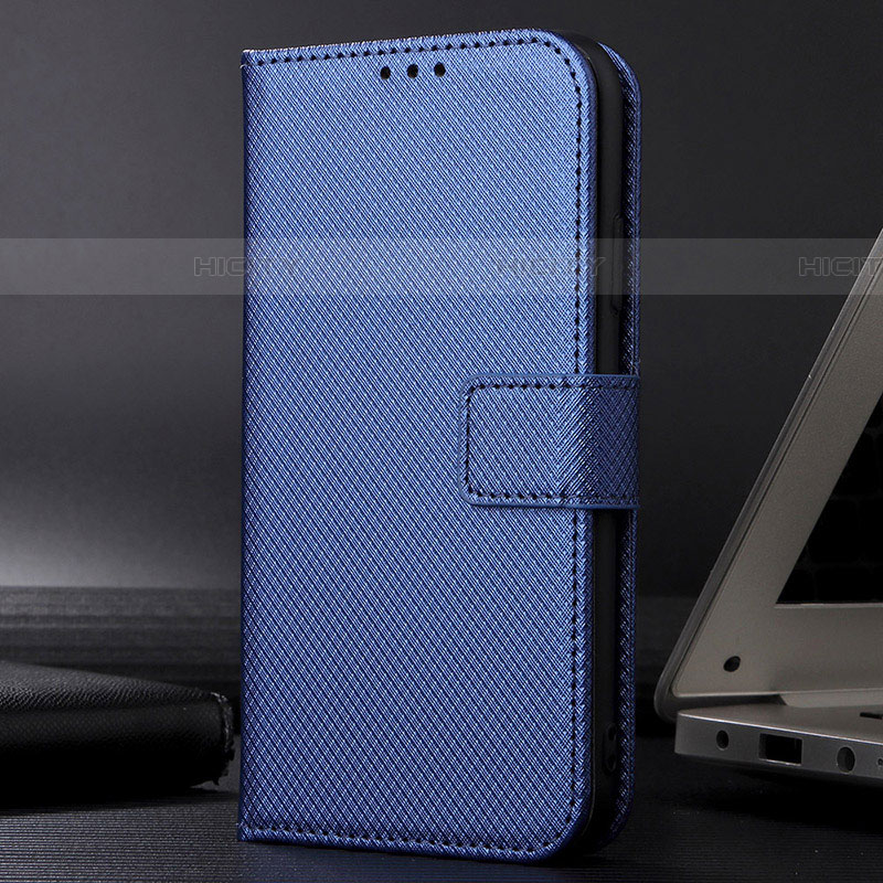 Custodia Portafoglio In Pelle Cover con Supporto BY1 per Samsung Galaxy F42 5G Blu