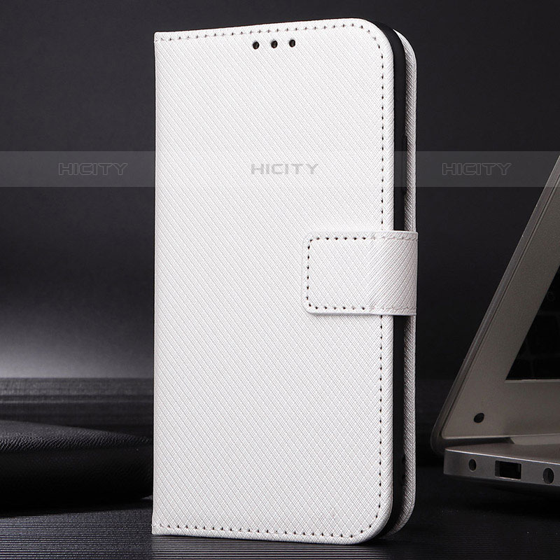 Custodia Portafoglio In Pelle Cover con Supporto BY1 per Samsung Galaxy M52 5G Bianco