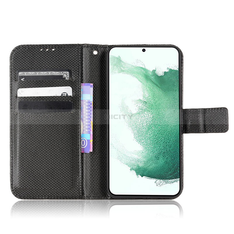 Custodia Portafoglio In Pelle Cover con Supporto BY1 per Samsung Galaxy S22 5G