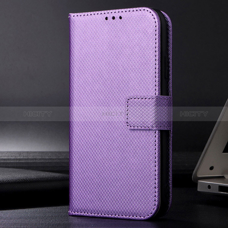Custodia Portafoglio In Pelle Cover con Supporto BY1 per Samsung Galaxy XCover 6 Pro 5G Viola
