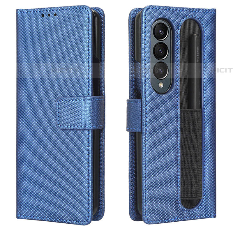 Custodia Portafoglio In Pelle Cover con Supporto BY1 per Samsung Galaxy Z Fold4 5G