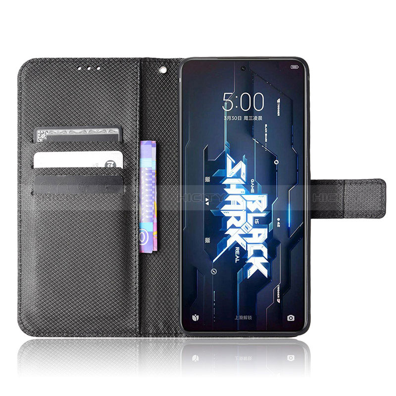 Custodia Portafoglio In Pelle Cover con Supporto BY1 per Xiaomi Black Shark 4S 5G