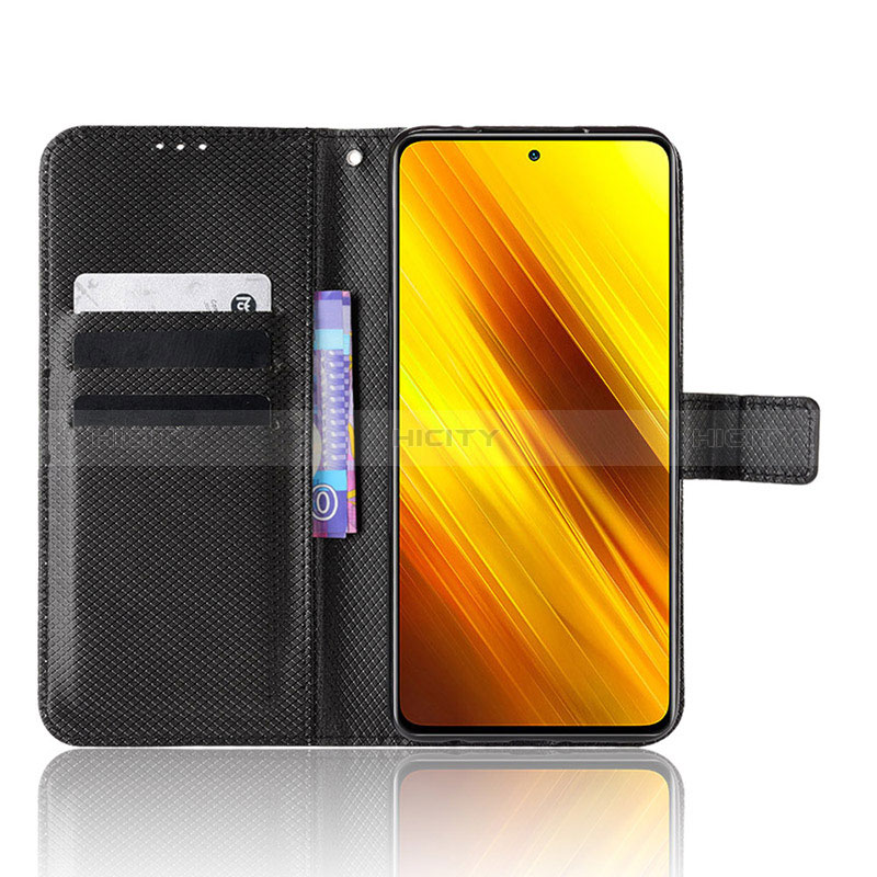 Custodia Portafoglio In Pelle Cover con Supporto BY1 per Xiaomi Poco X3 NFC