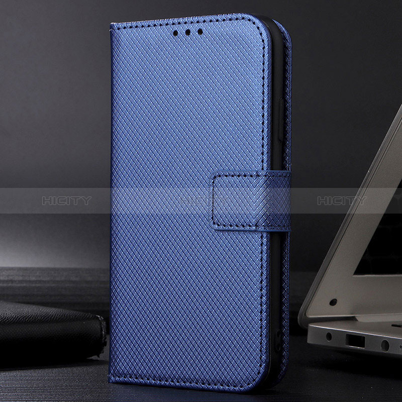 Custodia Portafoglio In Pelle Cover con Supporto BY1 per Xiaomi Poco X4 NFC Blu
