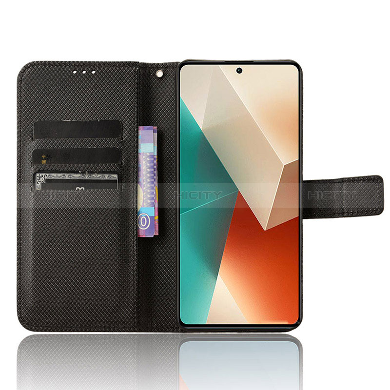 Custodia Portafoglio In Pelle Cover con Supporto BY1 per Xiaomi Redmi Note 13 5G