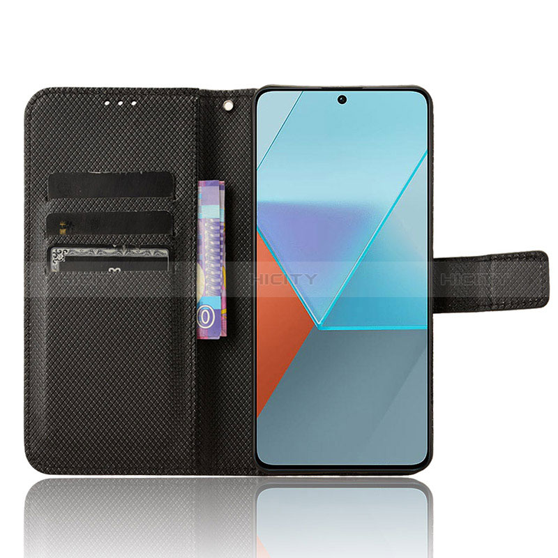 Custodia Portafoglio In Pelle Cover con Supporto BY1 per Xiaomi Redmi Note 13 Pro 5G