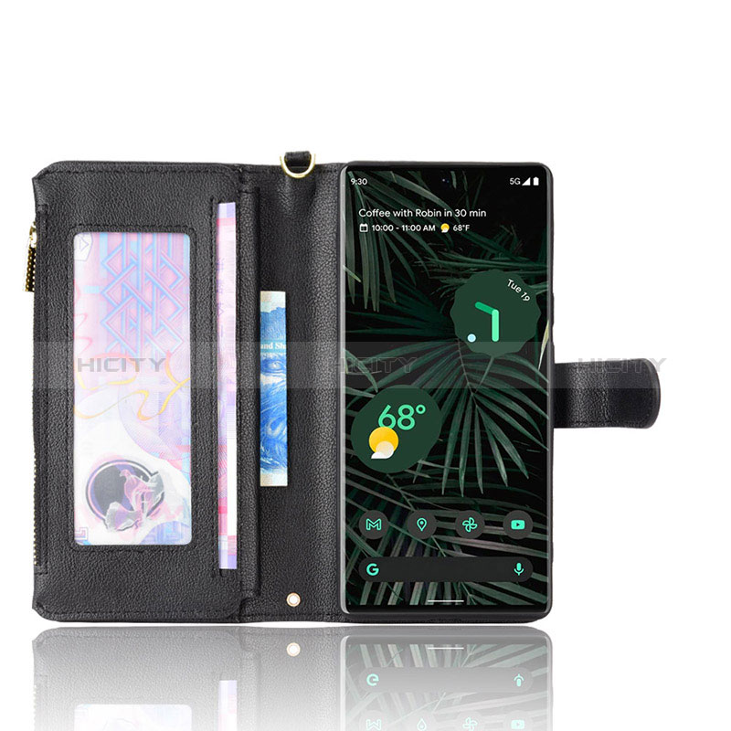 Custodia Portafoglio In Pelle Cover con Supporto BY2 per Google Pixel 6 Pro 5G