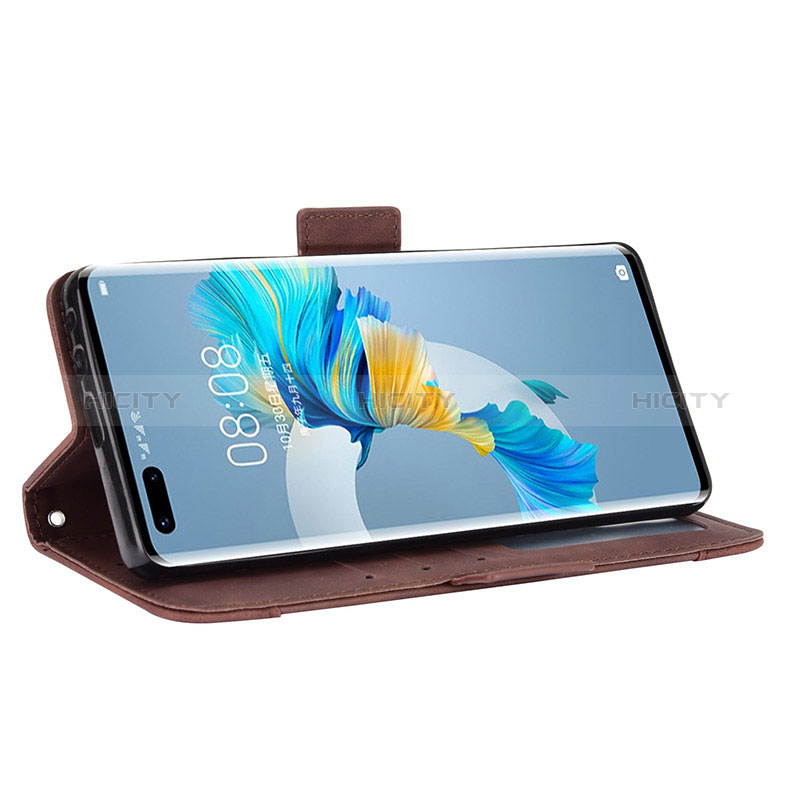 Custodia Portafoglio In Pelle Cover con Supporto BY2 per Huawei Mate 40 Pro