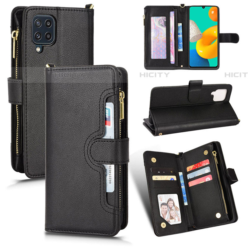 Custodia Portafoglio In Pelle Cover con Supporto BY2 per Samsung Galaxy F22 4G