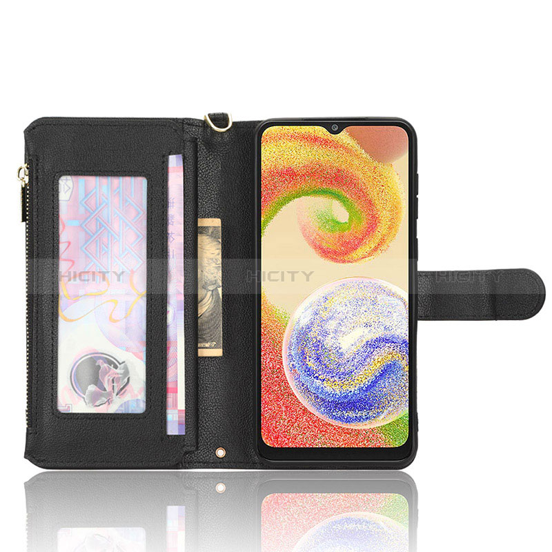 Custodia Portafoglio In Pelle Cover con Supporto BY2 per Samsung Galaxy M04