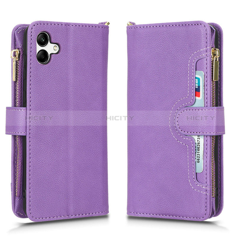 Custodia Portafoglio In Pelle Cover con Supporto BY2 per Samsung Galaxy M04