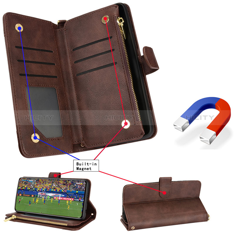 Custodia Portafoglio In Pelle Cover con Supporto BY2 per Samsung Galaxy S20 FE 5G