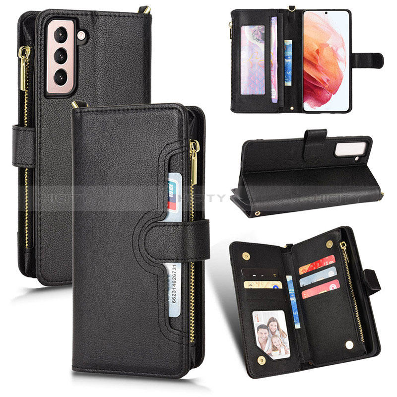 Custodia Portafoglio In Pelle Cover con Supporto BY2 per Samsung Galaxy S22 5G