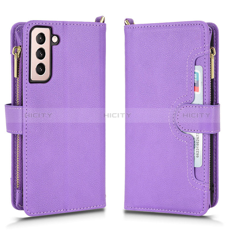 Custodia Portafoglio In Pelle Cover con Supporto BY2 per Samsung Galaxy S22 5G