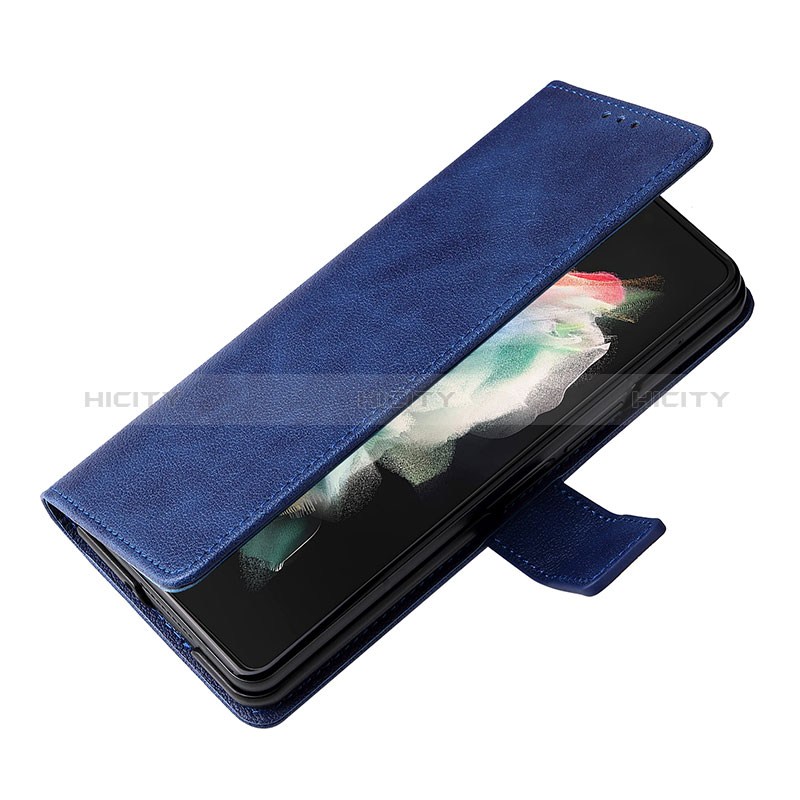 Custodia Portafoglio In Pelle Cover con Supporto BY2 per Samsung Galaxy Z Fold3 5G