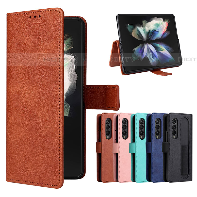 Custodia Portafoglio In Pelle Cover con Supporto BY2 per Samsung Galaxy Z Fold4 5G