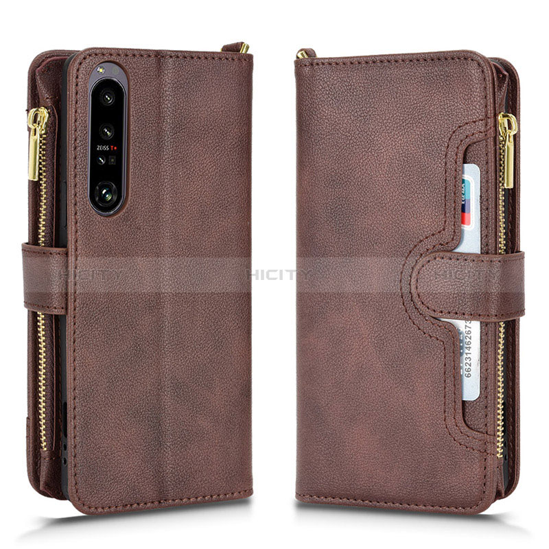 Custodia Portafoglio In Pelle Cover con Supporto BY2 per Sony Xperia 1 IV