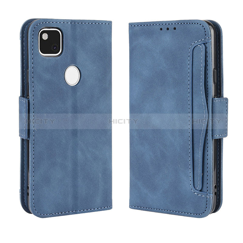 Custodia Portafoglio In Pelle Cover con Supporto BY3 per Google Pixel 4a