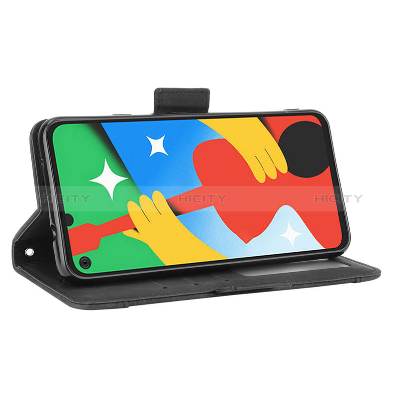 Custodia Portafoglio In Pelle Cover con Supporto BY3 per Google Pixel 4a 5G