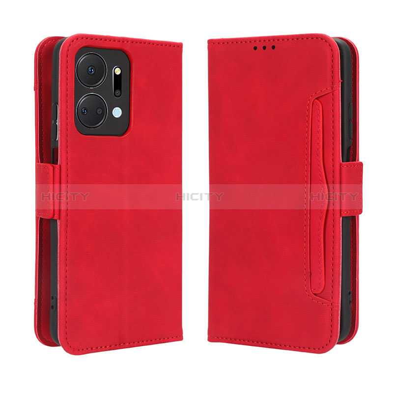 Custodia Portafoglio In Pelle Cover con Supporto BY3 per Huawei Honor X7a