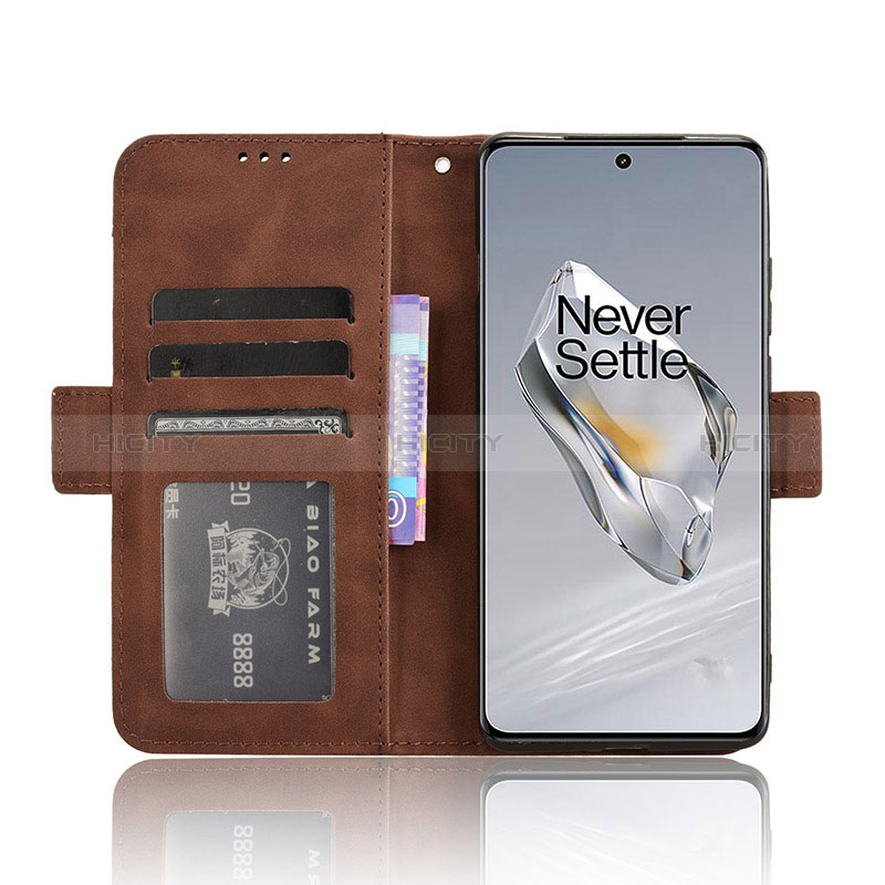 Custodia Portafoglio In Pelle Cover con Supporto BY3 per OnePlus 12R 5G