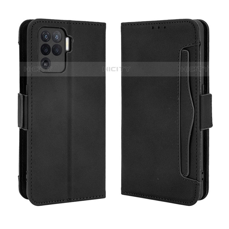 Custodia Portafoglio In Pelle Cover con Supporto BY3 per Oppo F19 Pro