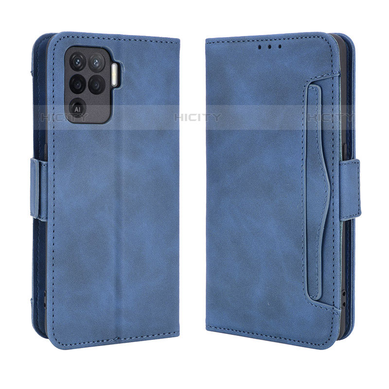 Custodia Portafoglio In Pelle Cover con Supporto BY3 per Oppo F19 Pro