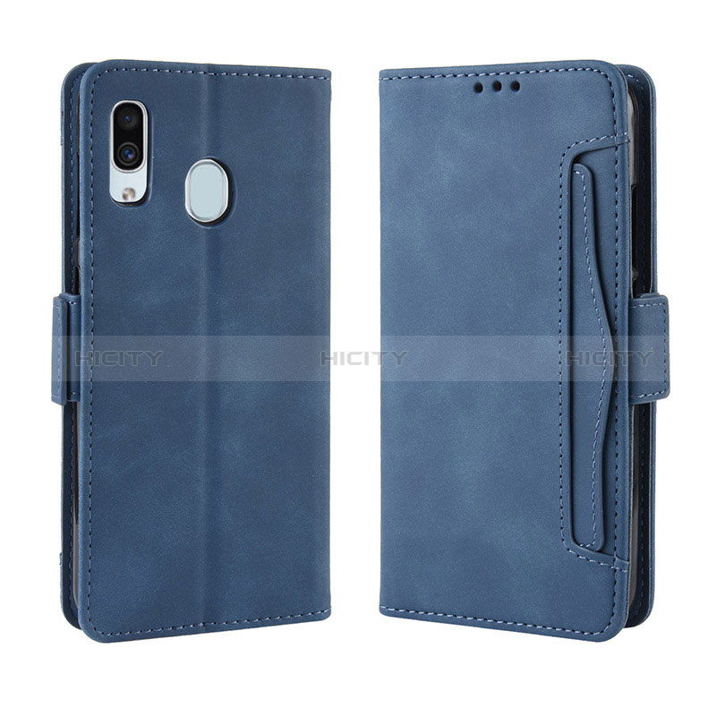 Custodia Portafoglio In Pelle Cover con Supporto BY3 per Samsung Galaxy A20e