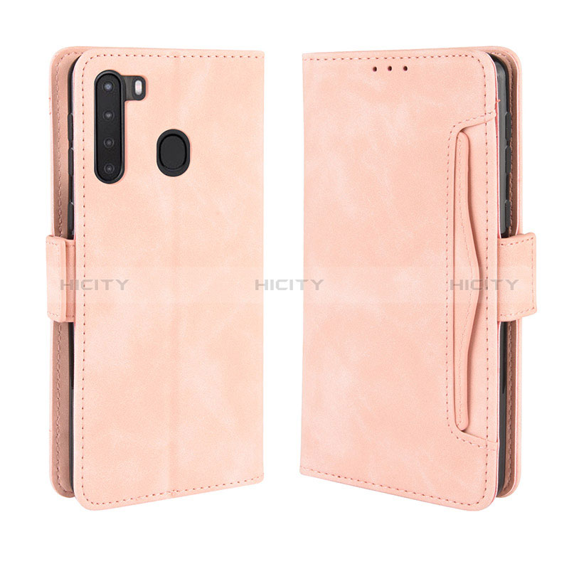 Custodia Portafoglio In Pelle Cover con Supporto BY3 per Samsung Galaxy A21