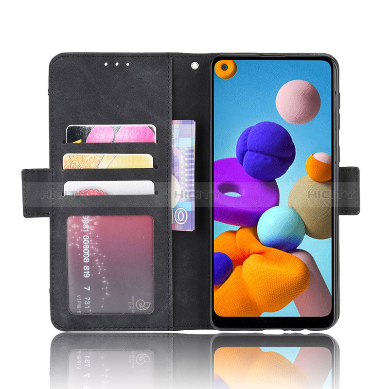 Custodia Portafoglio In Pelle Cover con Supporto BY3 per Samsung Galaxy A21