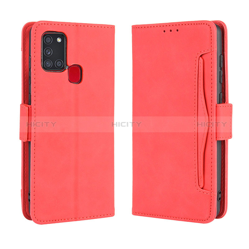 Custodia Portafoglio In Pelle Cover con Supporto BY3 per Samsung Galaxy A21s