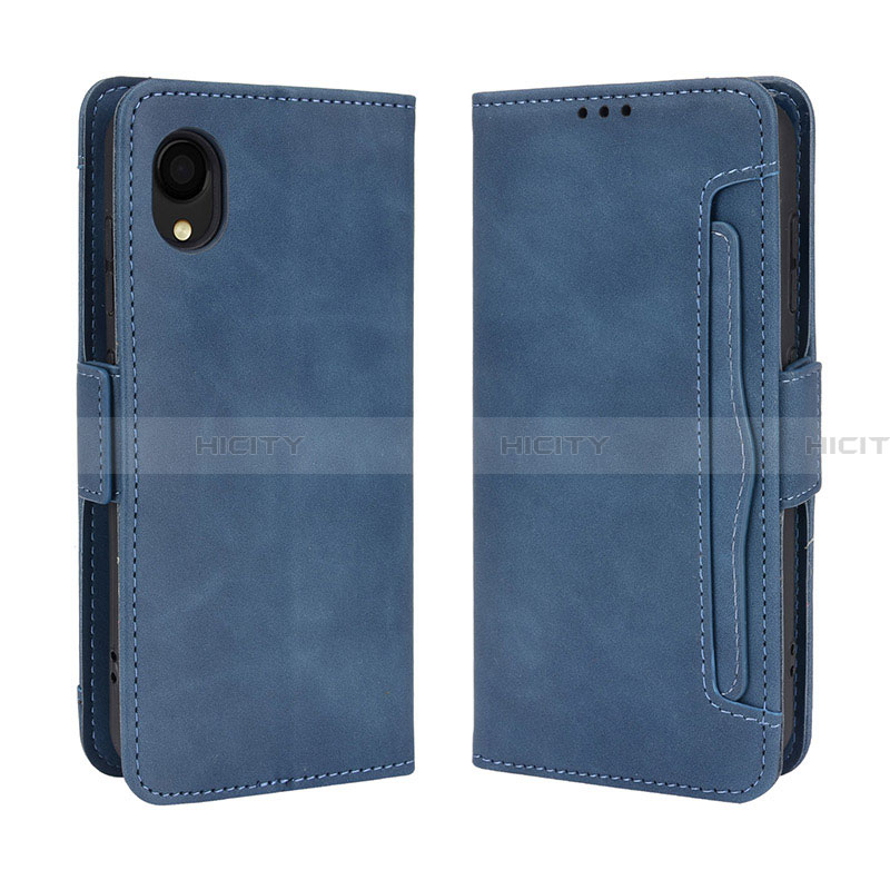 Custodia Portafoglio In Pelle Cover con Supporto BY3 per Samsung Galaxy A22 5G SC-56B