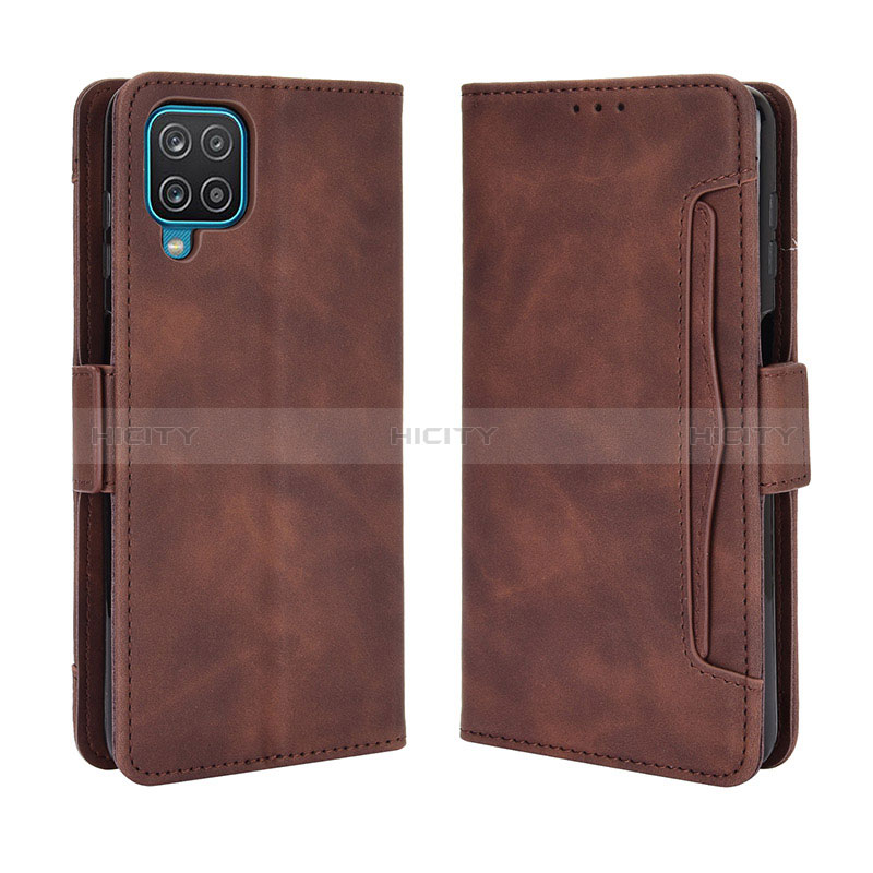 Custodia Portafoglio In Pelle Cover con Supporto BY3 per Samsung Galaxy M12