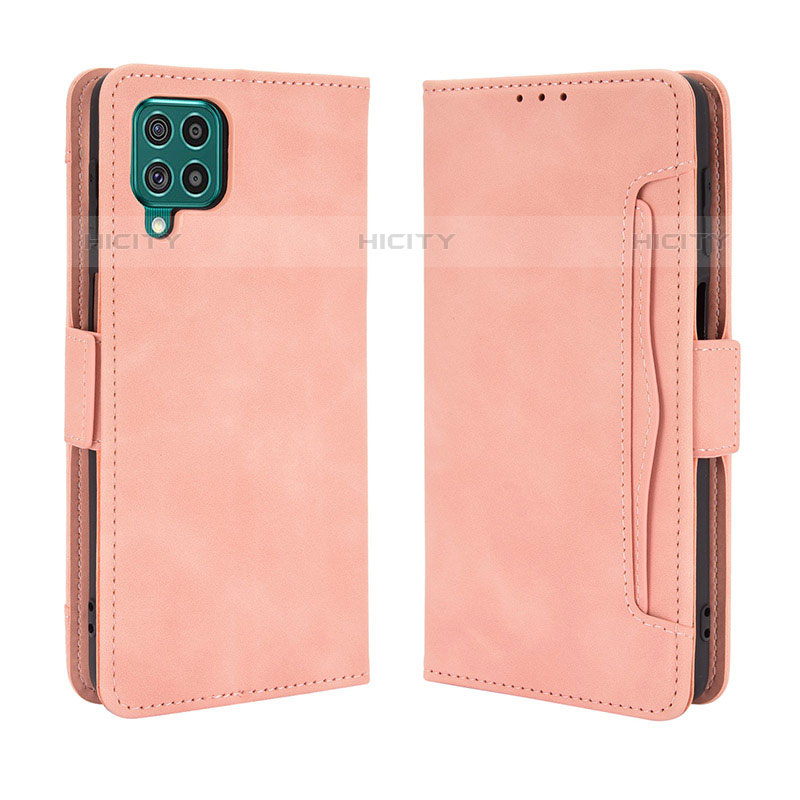 Custodia Portafoglio In Pelle Cover con Supporto BY3 per Samsung Galaxy M62 4G Rosa