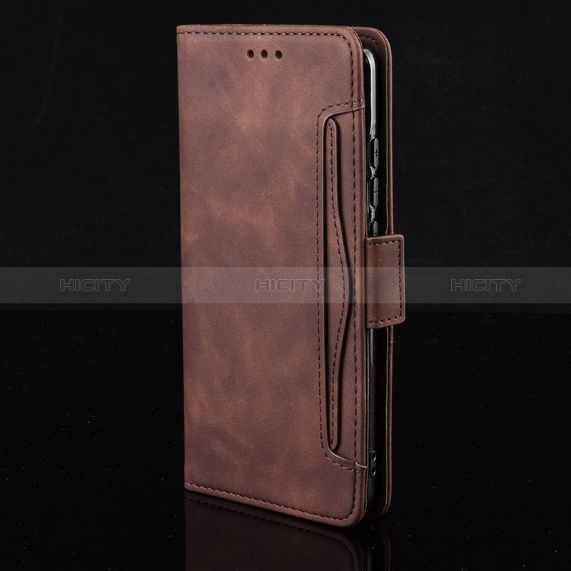 Custodia Portafoglio In Pelle Cover con Supporto BY3 per Samsung Galaxy Note 10 5G Marrone