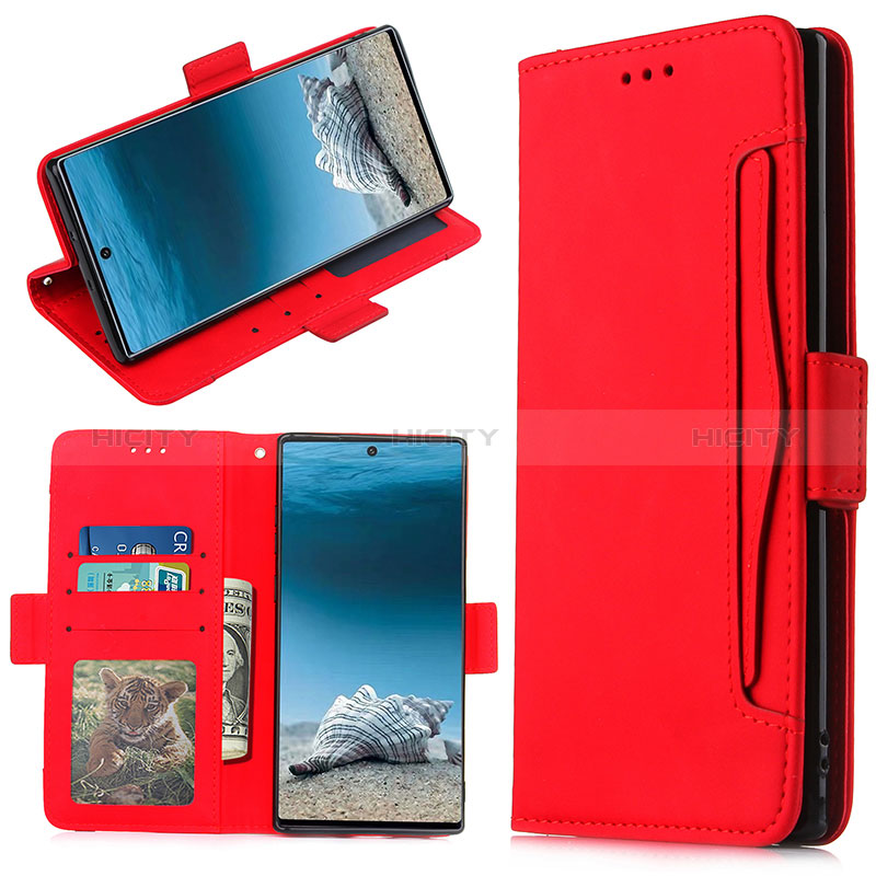 Custodia Portafoglio In Pelle Cover con Supporto BY3 per Samsung Galaxy Note 10 Plus 5G