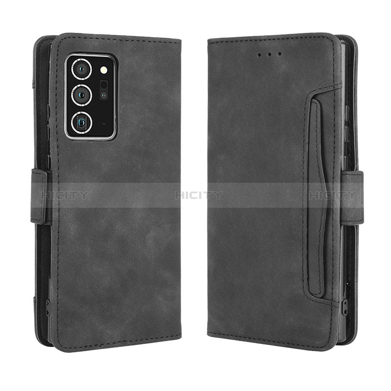 Custodia Portafoglio In Pelle Cover con Supporto BY3 per Samsung Galaxy Note 20 Ultra 5G Nero