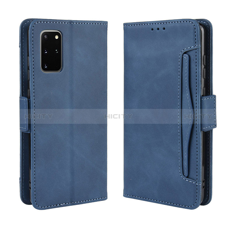 Custodia Portafoglio In Pelle Cover con Supporto BY3 per Samsung Galaxy S20 Plus 5G Blu