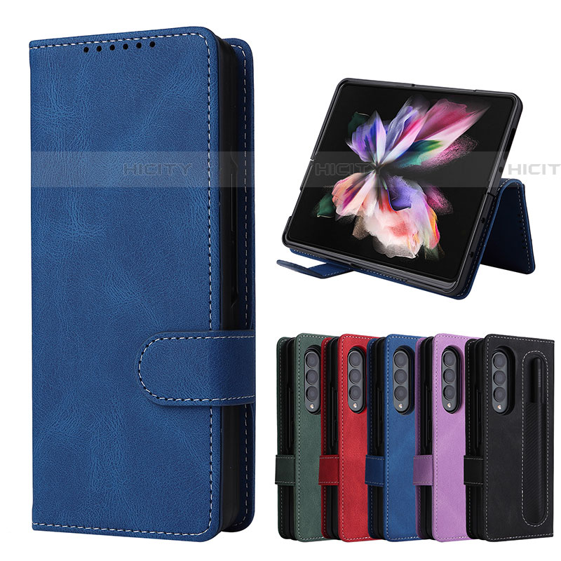 Custodia Portafoglio In Pelle Cover con Supporto BY3 per Samsung Galaxy Z Fold4 5G