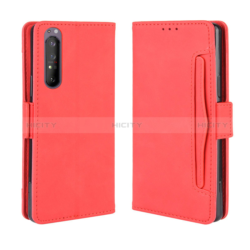 Custodia Portafoglio In Pelle Cover con Supporto BY3 per Sony Xperia 1 II