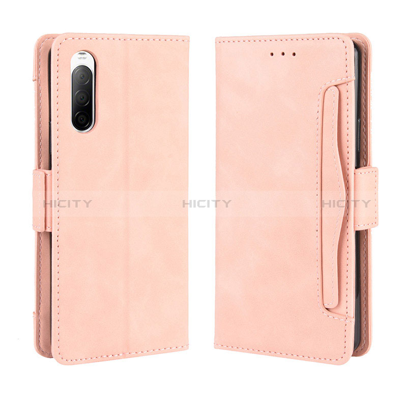 Custodia Portafoglio In Pelle Cover con Supporto BY3 per Sony Xperia 10 II