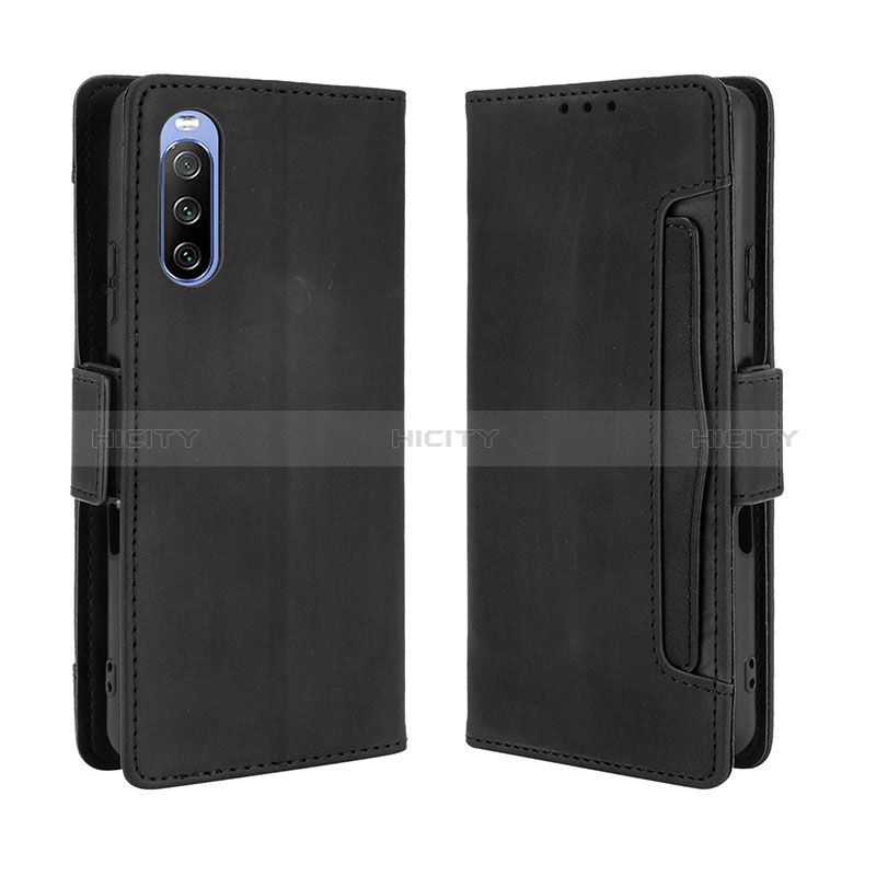 Custodia Portafoglio In Pelle Cover con Supporto BY3 per Sony Xperia 10 III SO-52B