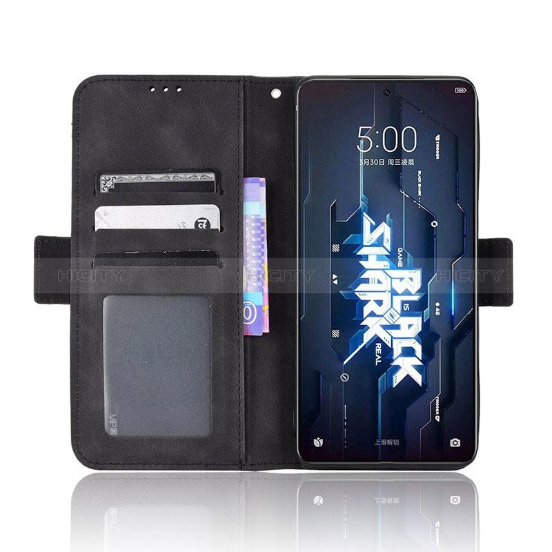 Custodia Portafoglio In Pelle Cover con Supporto BY3 per Xiaomi Black Shark 5 5G