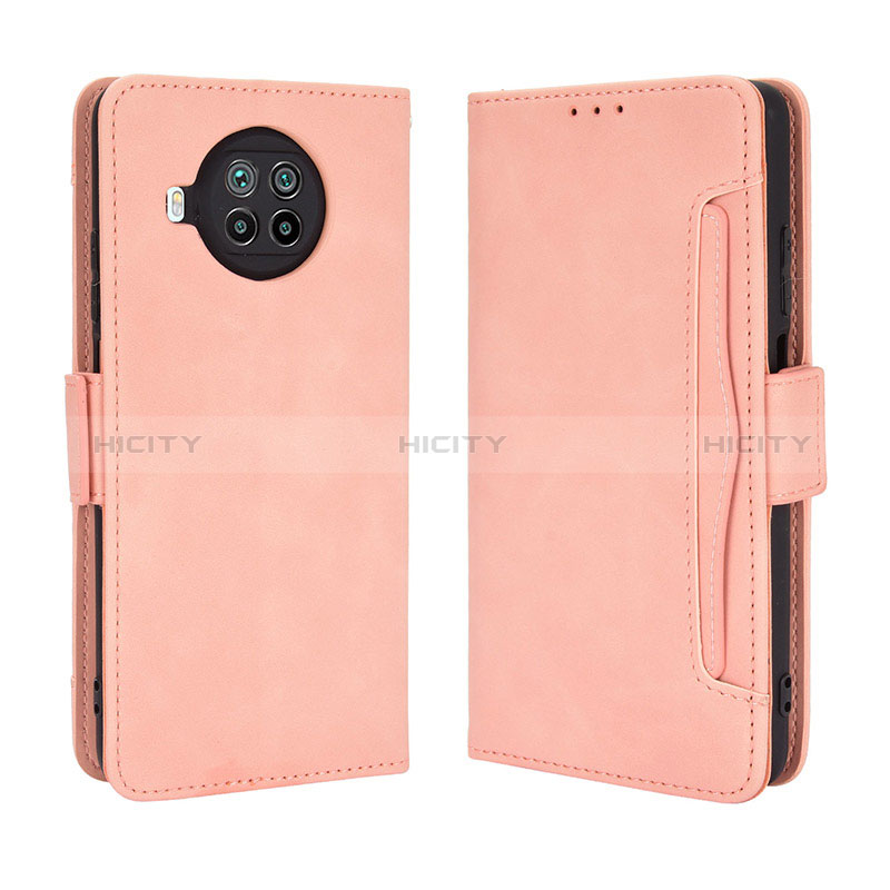 Custodia Portafoglio In Pelle Cover con Supporto BY3 per Xiaomi Mi 10i 5G Rosa