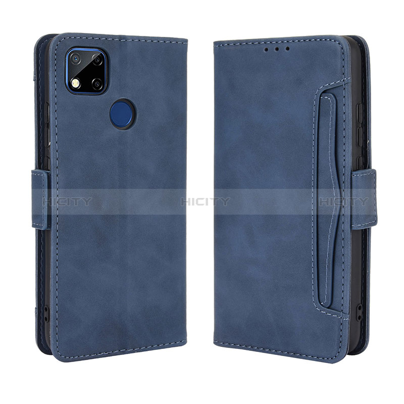 Custodia Portafoglio In Pelle Cover con Supporto BY3 per Xiaomi Redmi 9 India