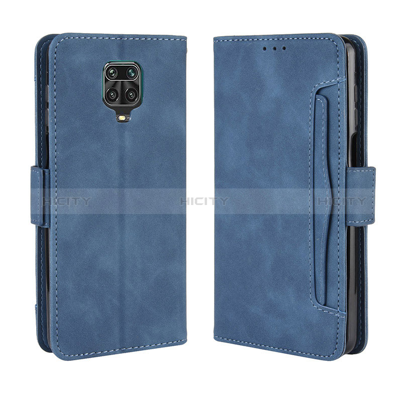 Custodia Portafoglio In Pelle Cover con Supporto BY3 per Xiaomi Redmi Note 9 Pro Blu
