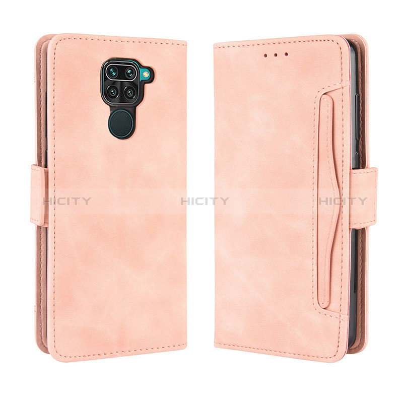 Custodia Portafoglio In Pelle Cover con Supporto BY3 per Xiaomi Redmi Note 9 Rosa